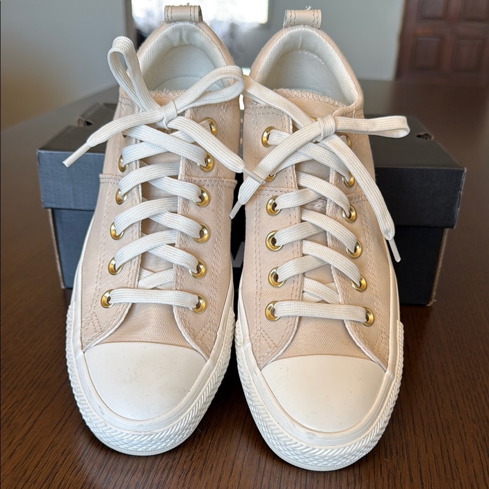 Converse CTAS MADISON OX Light Dune/Egret/Gold Sneakers Low-Top